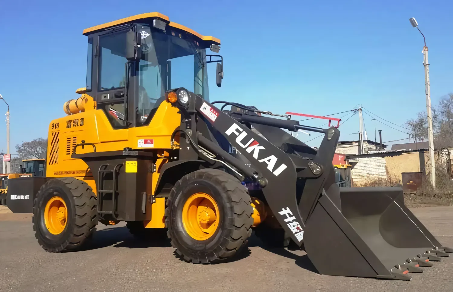 Фронтальный погрузчик Fukai ZL918 — фото